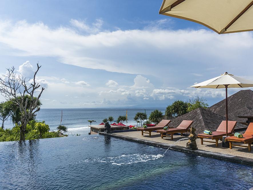 The Ocean Sunset Villas Ceningan Lembongan Exteriör bild